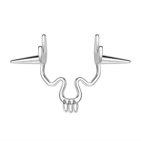 1PC Fake Septum Nose Ring Hoop, Non Pierced Nose Cuffs Faux Clicker Hanger 4