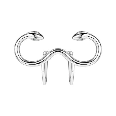 1PC Fake Septum Nose Ring Hoop, Non Pierced Nose Cuffs Faux Clicker Hanger 5