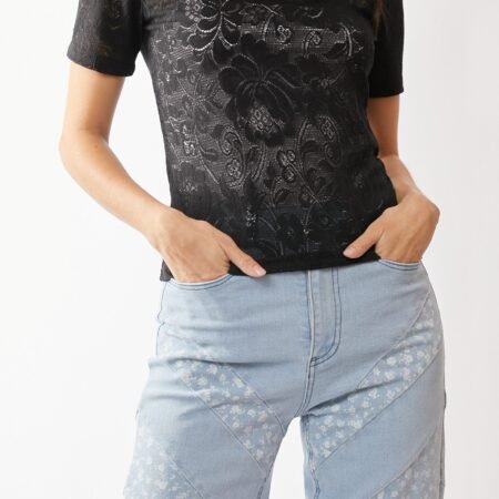 Abra Black Lace Top *S-L*