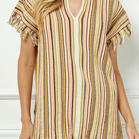 Afternoon Sun Poncho Top *S/M-M/L*