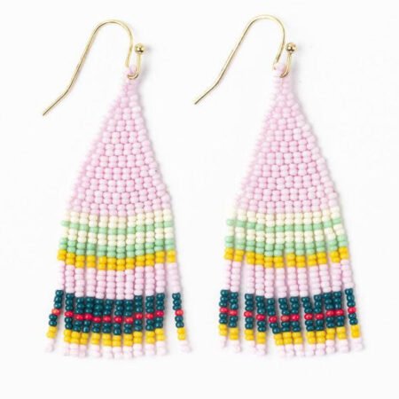 Audrey Lilac Stripe Earrings