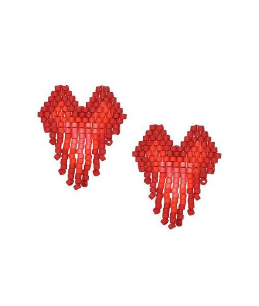 Corazon Beaded Studs