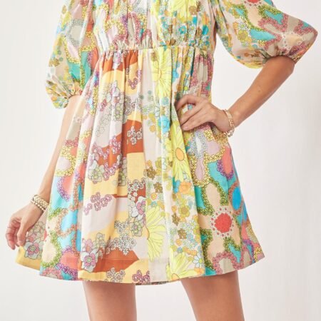 Costa Flower Dress *S-3XL*