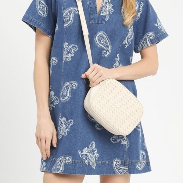 Farrah Paisley Denim Shift Dress *S-L*