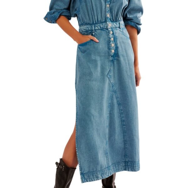 Mad Love Denim Midi Dress // Free People *XS-XL*