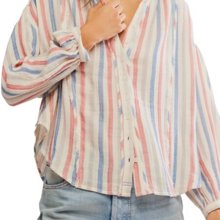 Striped Valley Double Cloth Top // Free People *XS-XL*