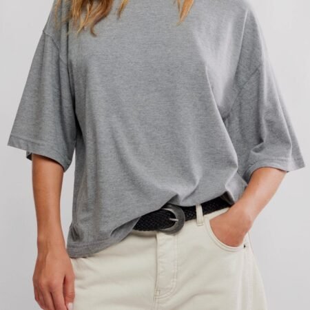 Heather Grey We The Free Perfect Oversized Tee // Free People *XS-XL*