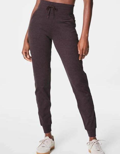 Truffle Brown Heather SoftStretch Slim Jogger *XS-XL*