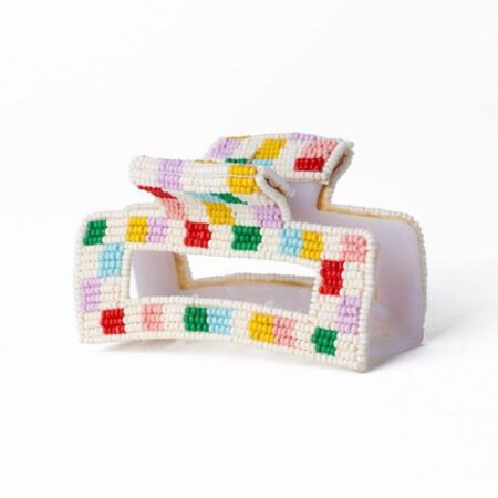Lola Checkerboard Hair Claw