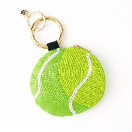 Mary Tennis Ball Beaded Coin Purse