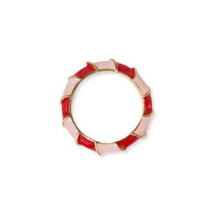 Paisley Twisted Color Block Enamel Ring *Three Styles*