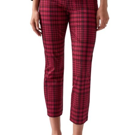 Pink Glen Plaid Carnaby Kick Crop *XS-XL*