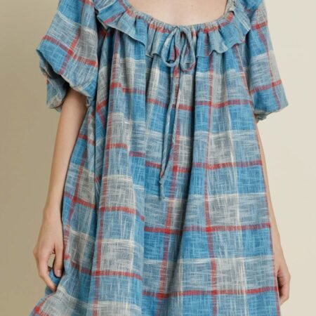 Poppy Plaid Weave Dress *XS-L*