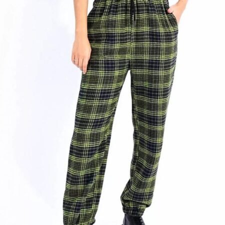 Sadie Green & Black Plaid Pants *XS-L*