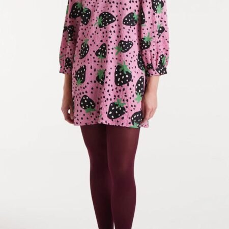 Strawberry Latte Mini Dress *XS-XL*
