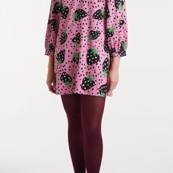 Strawberry Latte Mini Dress *XS-XL*