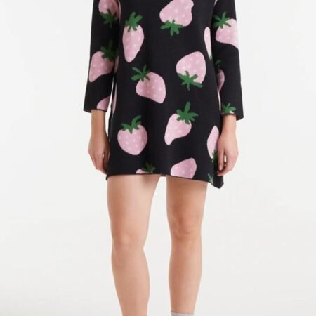 Strawberries & Cream Knit Dress *XS-L*