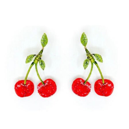 Sweetheart Cherry Earrings