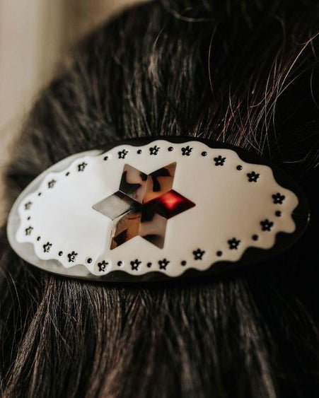 Tortoise Star Barrette