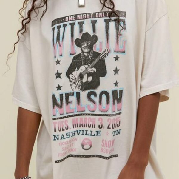 Willie Nelson One Night Only Tee *ONE SIZE*