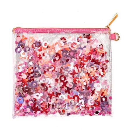 XOXO Confetti Everything Pouch